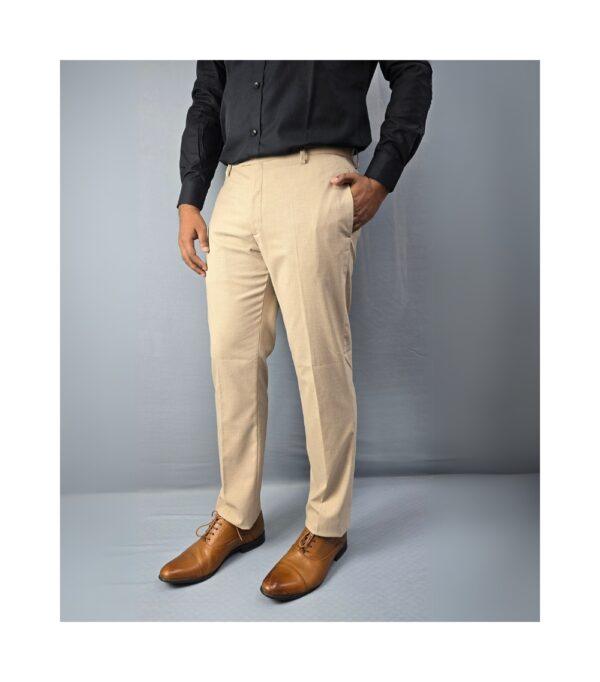 Men's formal pant in beige by – slim fit, size 30, available in Bangladesh